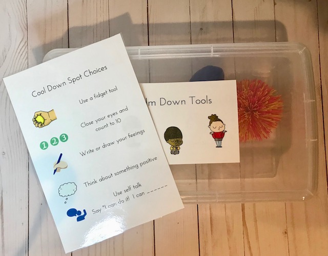 Create $10 classroom calming down boxes | The Calming Corner